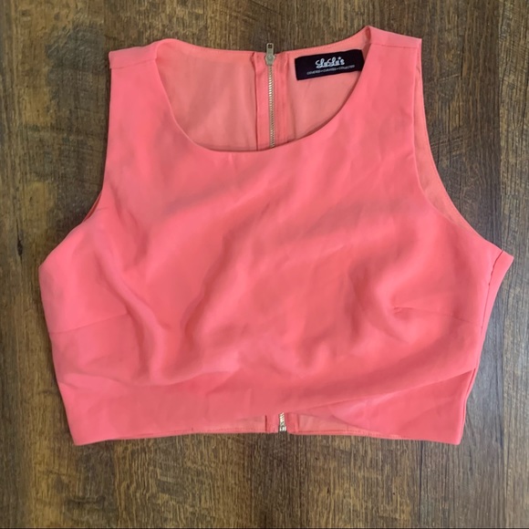Lulus zip back crop top - Picture 4 of 8